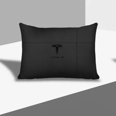 interior accessories, Headrest - tesla-carbon-black-lumbar-support-single-piece-standard