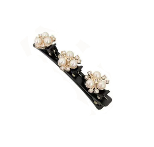 Double-layered bangs braided hair clip for women, new versatile forehead side broken hair clip hair clip, headwear hair twister