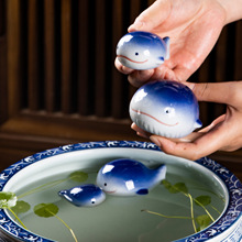 可漂浮动物鱼陶瓷鱼缸造景装饰品鱼缸摆件鱼缸造景鱼缸装饰品鱼缸