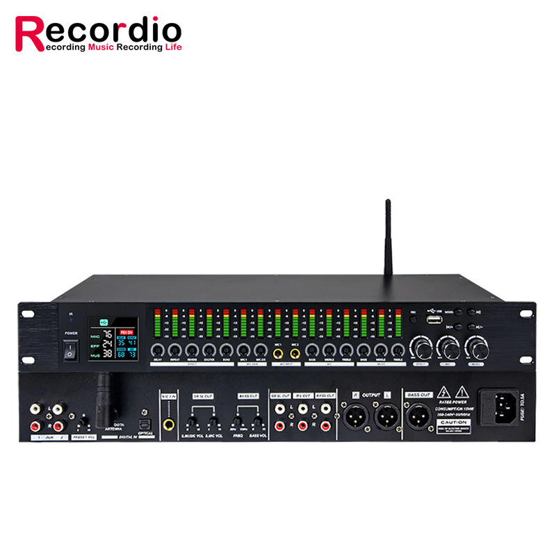 GAX-LD1500 professional digital effect equalizer karaoke system stage sound effect audio processor