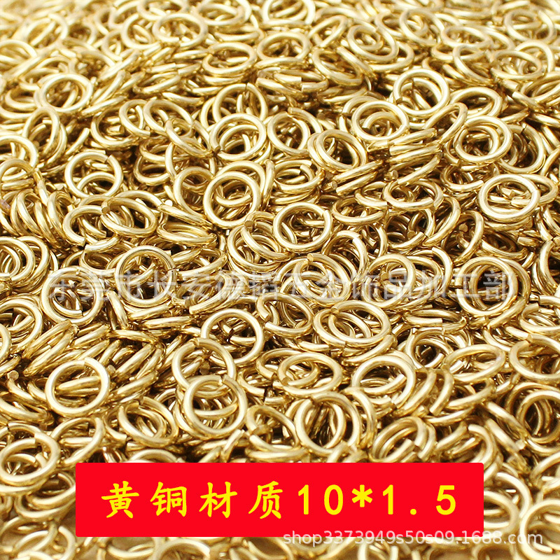 Key ring good things happen brass metal pendant accessories jewelry ring 10mm key pendant hardware wholesale