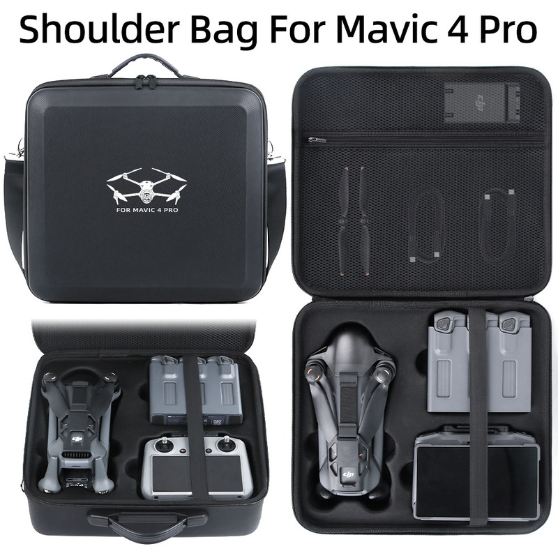 Suitable for Dji Mavic 4Pro Storage Box Mavic 4 Pro with Screen Storage Bag Rc Remote Control Storage Box Portable