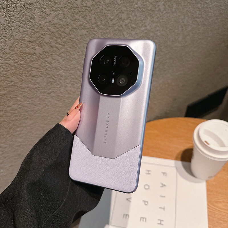 Simple Niche Applicable Huawei mate70pro Phone Case New Skin Sense Mate 70 Splicing Napa Leather Pattern 70pro Drop-resistant Case mate60pro Advanced Sense Protective Case 70RS for Men and Women