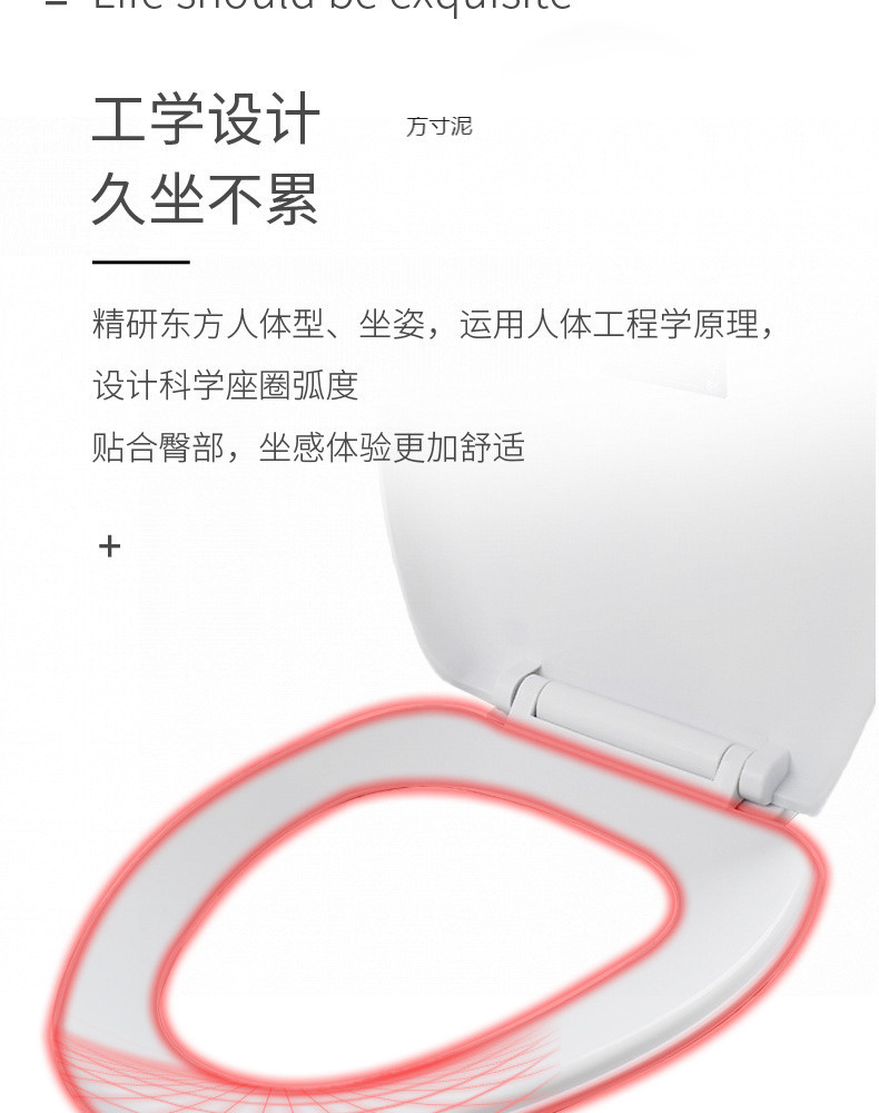 Universal household thickened toilet seat cover, old-fashioned toilet circle, toilet accessory cover plate UV type, durable undefined