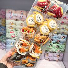 趣味仿真炸酱面狗不理包子糖醋鱼卡通儿童发夹少女边夹小学生发卡
