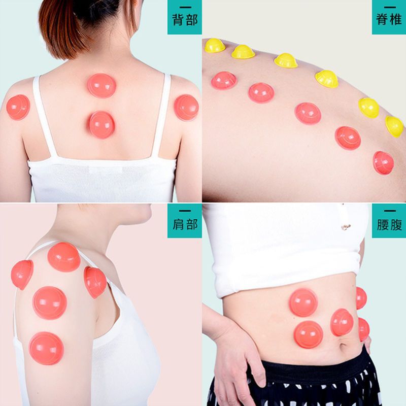 Thickened new silicone travel cupping rubber cupping moisture absorption simple cupping household package gas tank universal