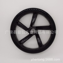 工厂200mmPU轮静音耐磨8寸购物车前滑轮成人滑板车玩具车