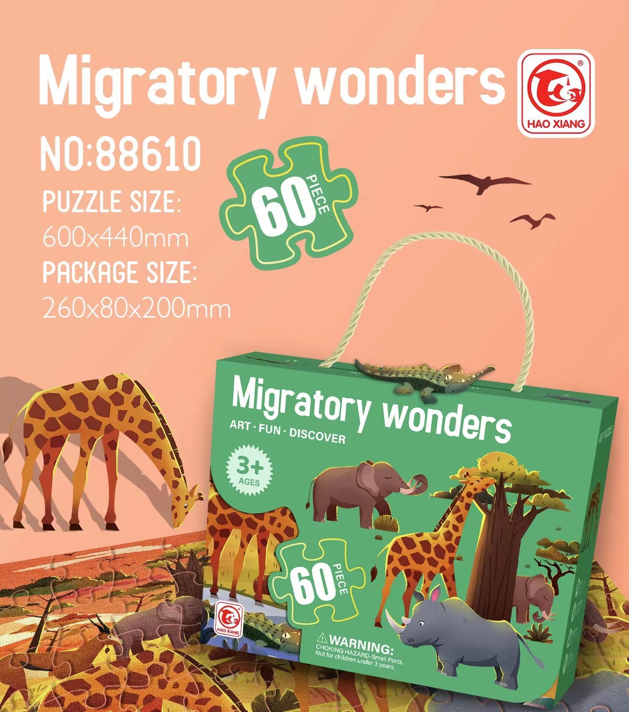 Espectáculo en movimiento (60 piezas)