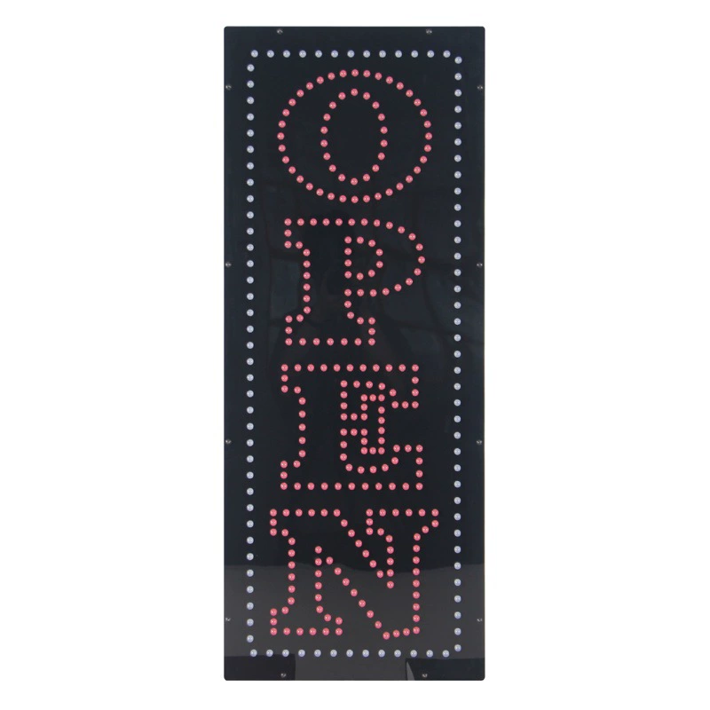 Вертикальная ОТКРЫТЫЙ бизнес-вывеска 12V оконный магазин бизнес-вывеска LED OPEN SIGN 30*60 см