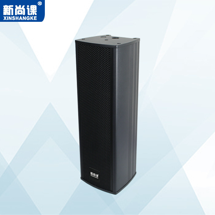 alta fidelidad al aire libre columna de sonido impermeable al aire libre altavoz de aleación de aluminio al aire libre sonido del campus de radio pared altavoz de presión fija resistencia fija