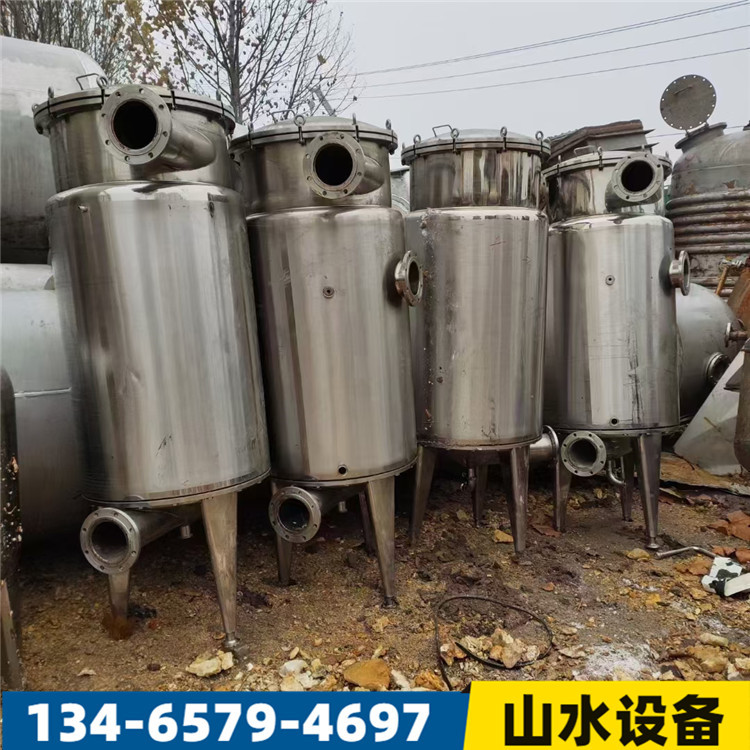 供应二手三效四吨钛材蒸发器 二手MVR结晶蒸发器 二手单效蒸发器