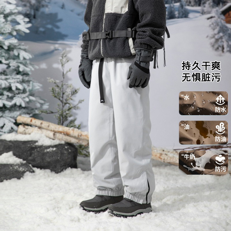 Trendy Winter New Style with 90% Duck down Hard Shell Assault down Ski Pants with Multi-Layer Temperature Locking Technology