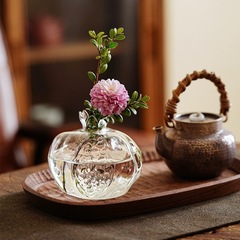 Tao Meiji ミニザクロ花瓶水植物ガラス手作り花器クリエイティブ装飾品インインターネット有名人フラワーアレンジメント