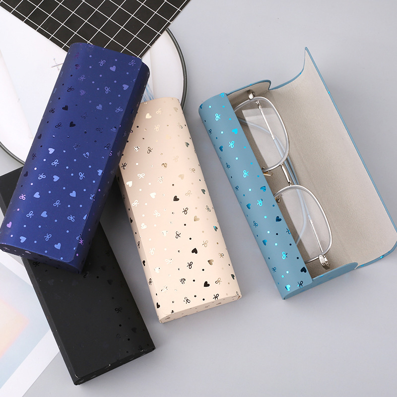 High-End Glasses Case with Gold Stamping Technology, High-Quality Pu Leather, Large Quantity in Stock, High-End Handmade Glasses Case High-End Glasses Case with Gold Stamping Technology, High-Quality Pu Leather, Large Quantity in Stock, High-End Handmade Glasses Case