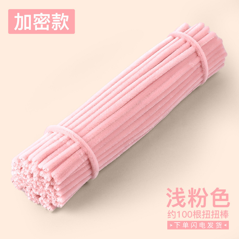 Macaron de color, raíz de pelo, cifrado, bricolaje hecho a mano, barra de torsión, venta al por mayor, juguetes para niños, paquete de material de arte