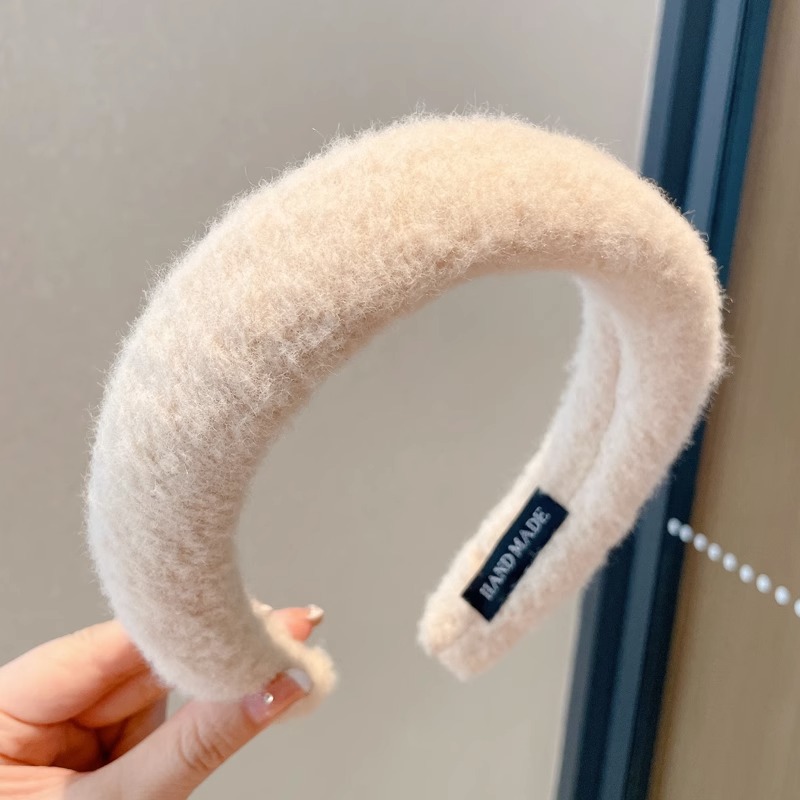 Corea del Sur explosión alta craneal correa de cabello para mujeres nuevo otoño invierno correa de cabello Meilade paquete de cabello de alta calidad lavar la cara al por mayor tarjeta de cabello