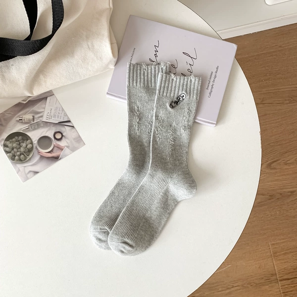 Light gray embroidery