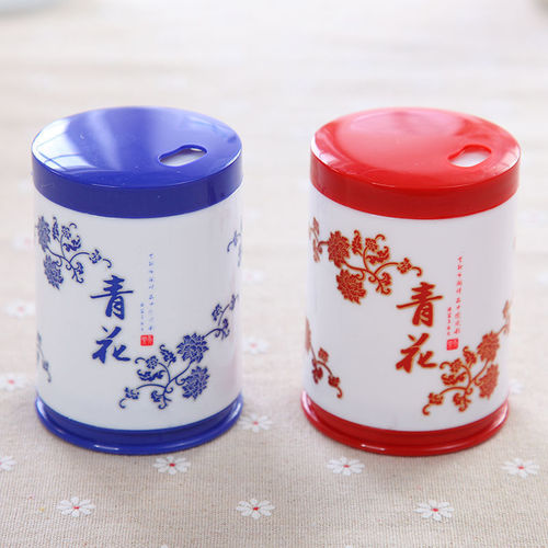 Creative blue and white porcelain toothpick bottle household toothpick storage bottle simple pepper multi-purpose bottle hotel restaurant toothpick bottle