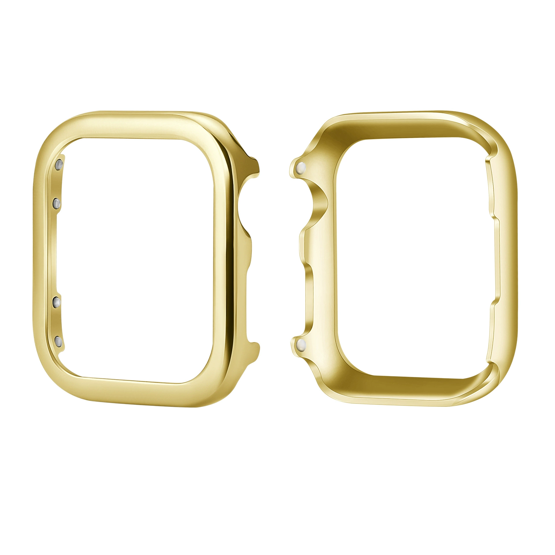 Защитный чехол для корпуса Apple Watch из металла подходит для Apple Watch 8/9 поколения, ультра-прочный корпус из цинкового сплава.