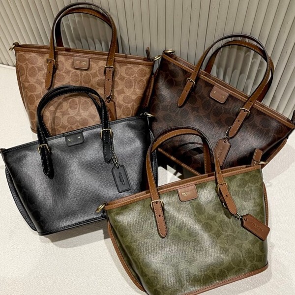 Coach C New Taxi21 Tote Bag Retro Satchel Shoulder Work Clothing Shopping Bag Crossbody Tote Women's Bag