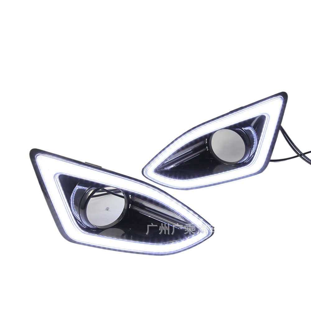Adecuado para 15-18 Ford Ruijie luz diurna tipo cuadrado 3-color streamer luz diurna image 5