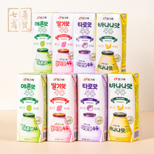 韩国进口Binggrae宾格瑞香蕉草莓牛奶果味含乳饮料网红饮品200ml