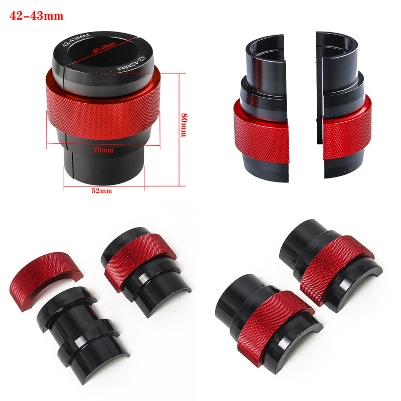 Off-Road Motorcycle Front Shock Absorber Oil Seal Cleaning and Maintenance Mud Remover Shock Absorber Repair Tool Disassembly and Installation Inverted