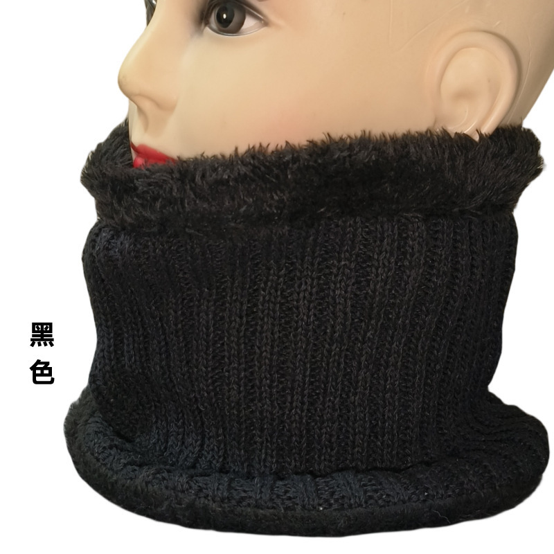秋冬季保暖脖套男女通用户外骑行防风防寒加绒加厚针织毛线围脖男|undefined