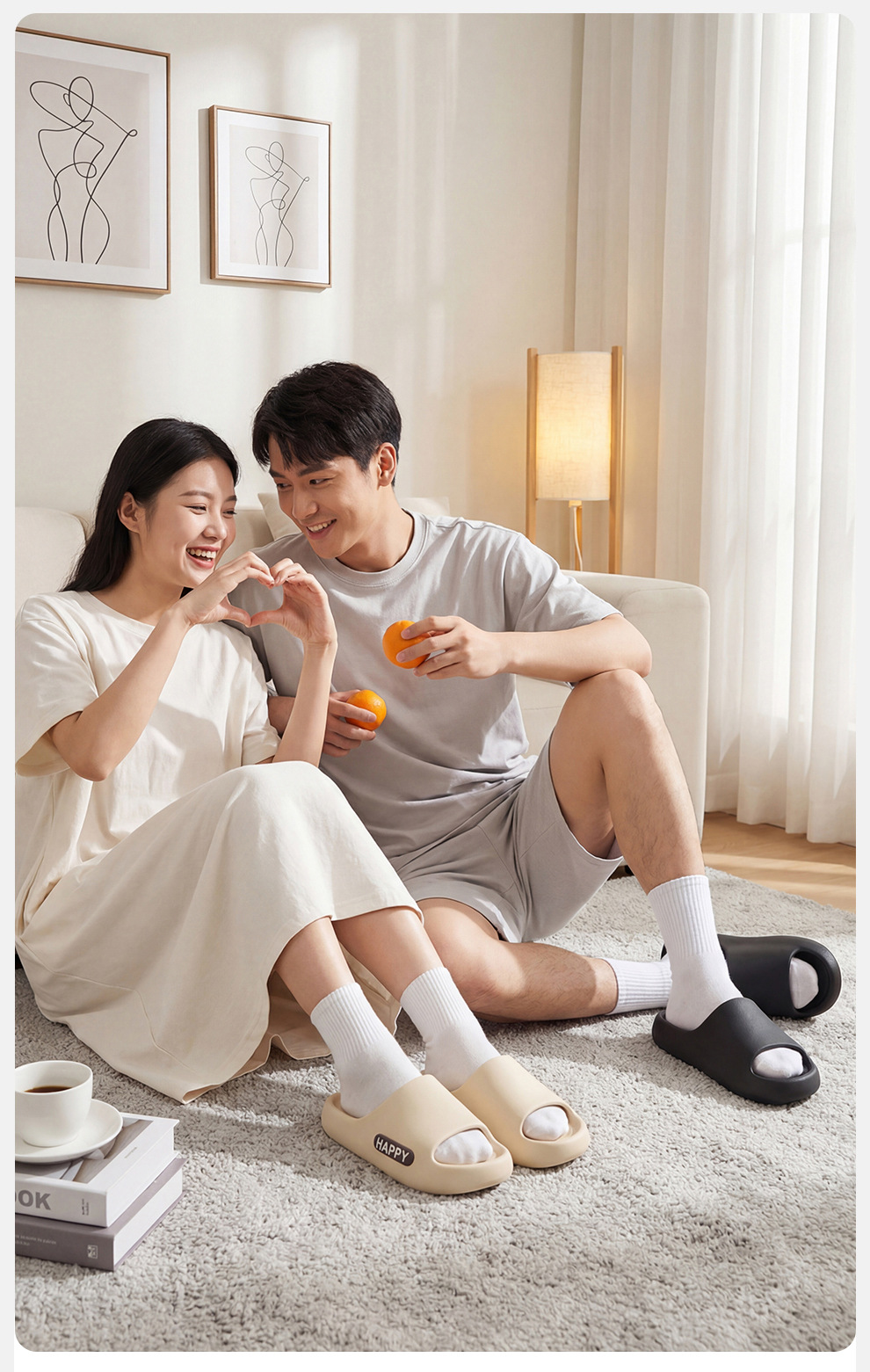 Comfortabele eva slippers voor dames en heren antislip huis_voghion.com