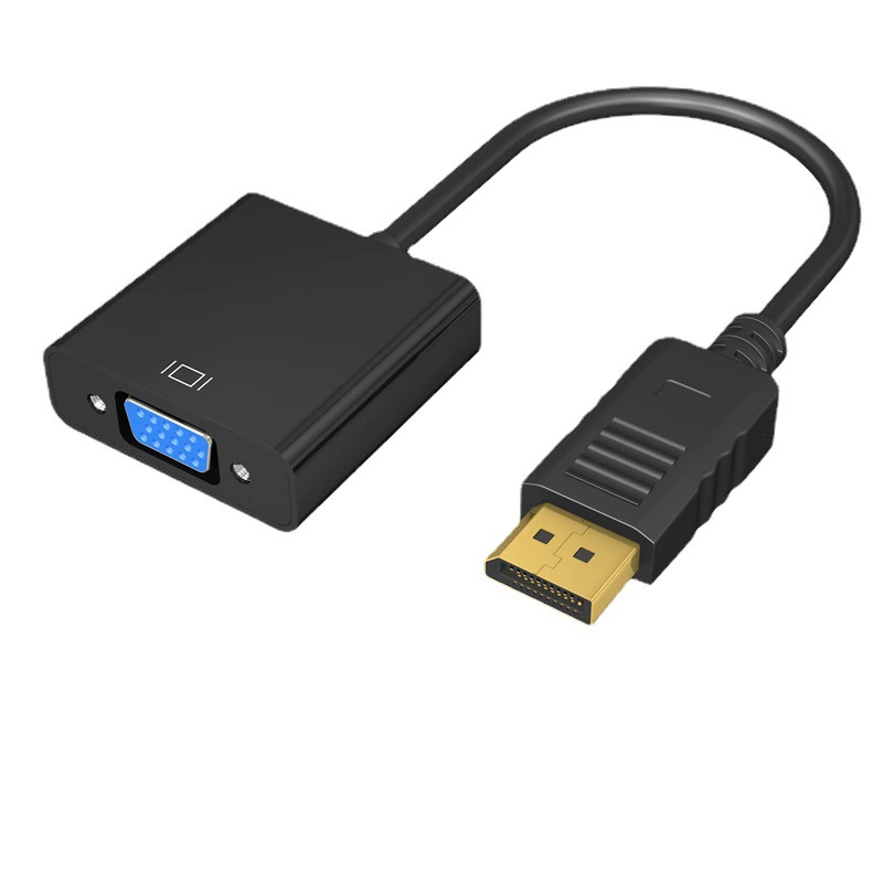 Большой DP к VGA кабель платформа для компьютерной графической карты дисплей проектора конвертер HD подключение dp к VGA