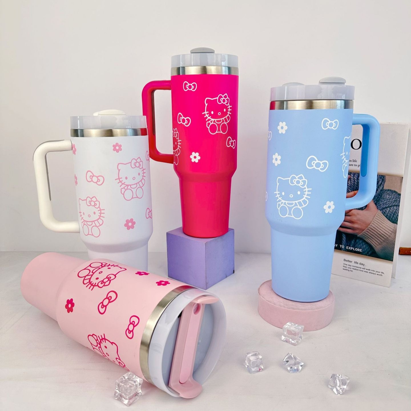 1 a 1 versión estadounidense spot explosivo Amazon Stanley OR coprint Stanley2 generación 40 oz taza de calor nicho