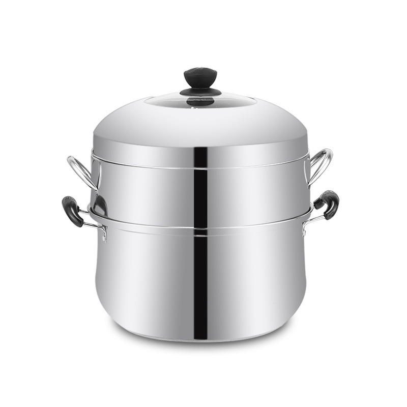 *無臭の厚みのあるステンレス製蒸し器、オリジナルの蒸し炊飯器、多層省エネ蒸し器トレイ、家庭用ガスストーブ用ユニバーサル|undefined