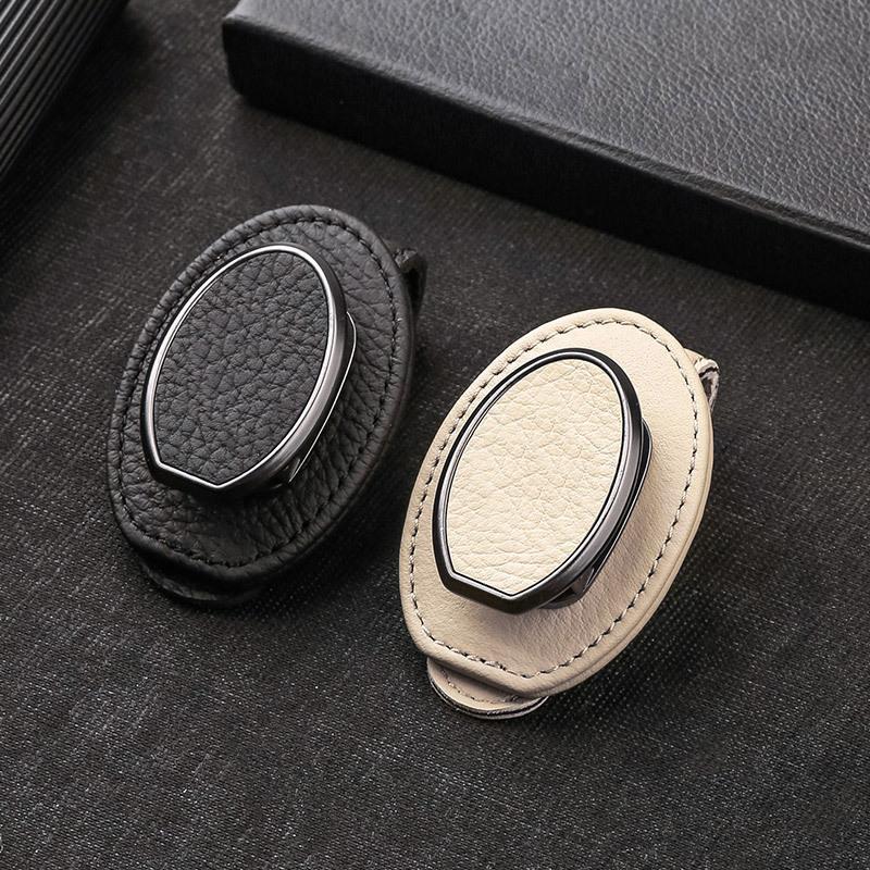 Car Glasses Clip, Car Glasses Frame Leather, Car Visor Storage Box, Sunglasses Clip, New._voghion.com