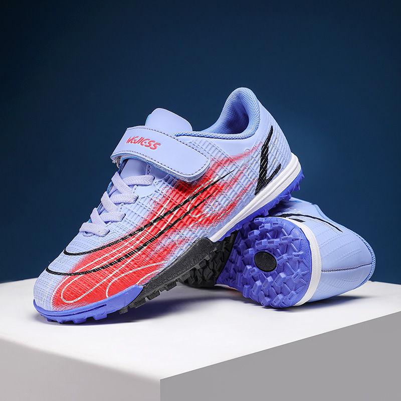 Nuovi ragazzi e ragazze da calcio per bambini, scarpe sportive per l'allenamento degli studenti fuori dalla scuola, erba artificiale, piedini per unghie rotti TF_voghion.com