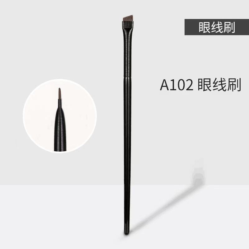 斜め平鎌、斜め刃アイライナーブラシ、眉毛ブラシ、斜めまぶた下まゆげメイクブラシ、卸売ドロップシッピング|undefined