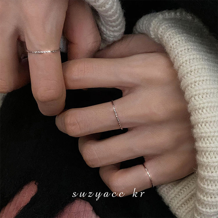 New starry ring Women's ins niche design fashionable personalized ultra-fine ring high-grade accessories