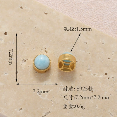 Zərgərlik ara hissələri: Four-Leaf Clover Round Butterfly - t6a3036