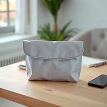 出口韩国色丁发泡女式化妆手拿包 时尚褶皱日用化妆收纳包