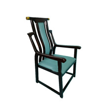 椅凳新中式实木扶手椅酒店餐厅椅太师椅电动餐桌包间会所配套椅子