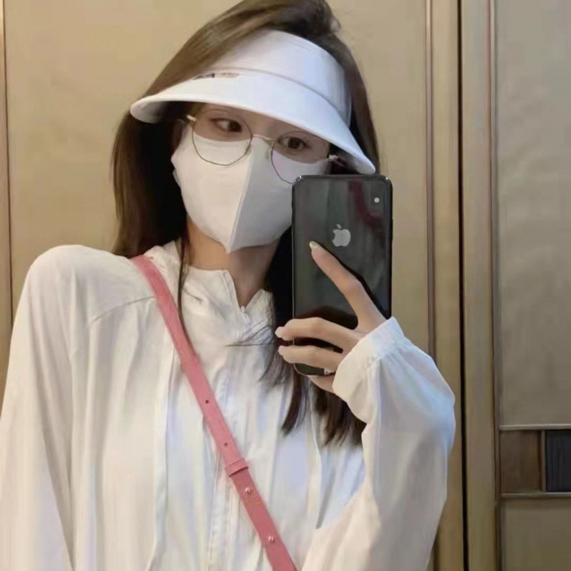 화이트 선 스크린 카디건 [아이스 실크 통기성]]