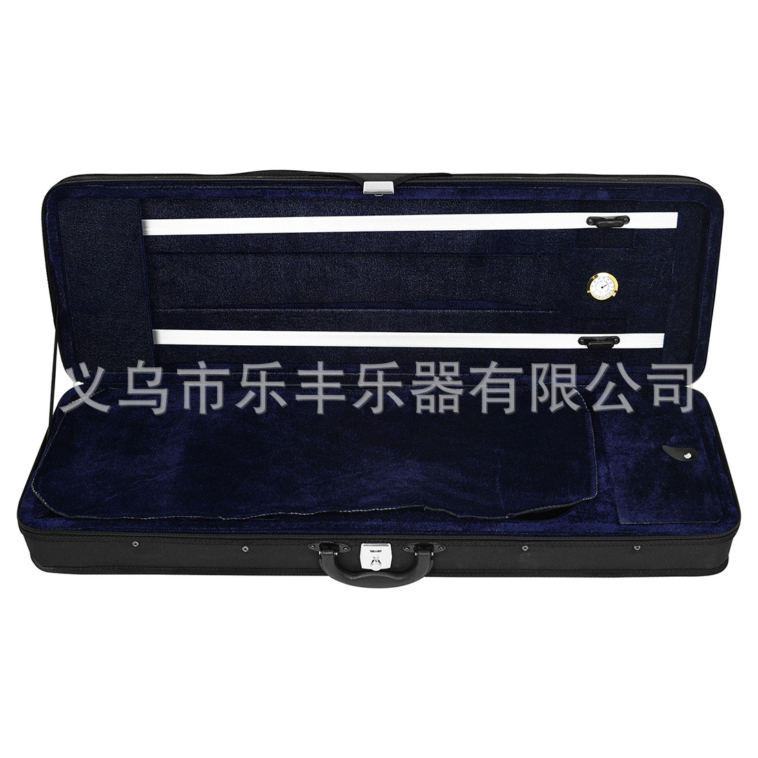 Nuevos productos transfronterizos de alta calidad 4 / 4 violín de tela oxford cuadrangular negro caja de banda de humedad fábrica directa