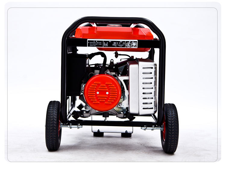 伊藤施工应急照明便携移动式带轮子5KW220V汽油发电机YT6500DC-2