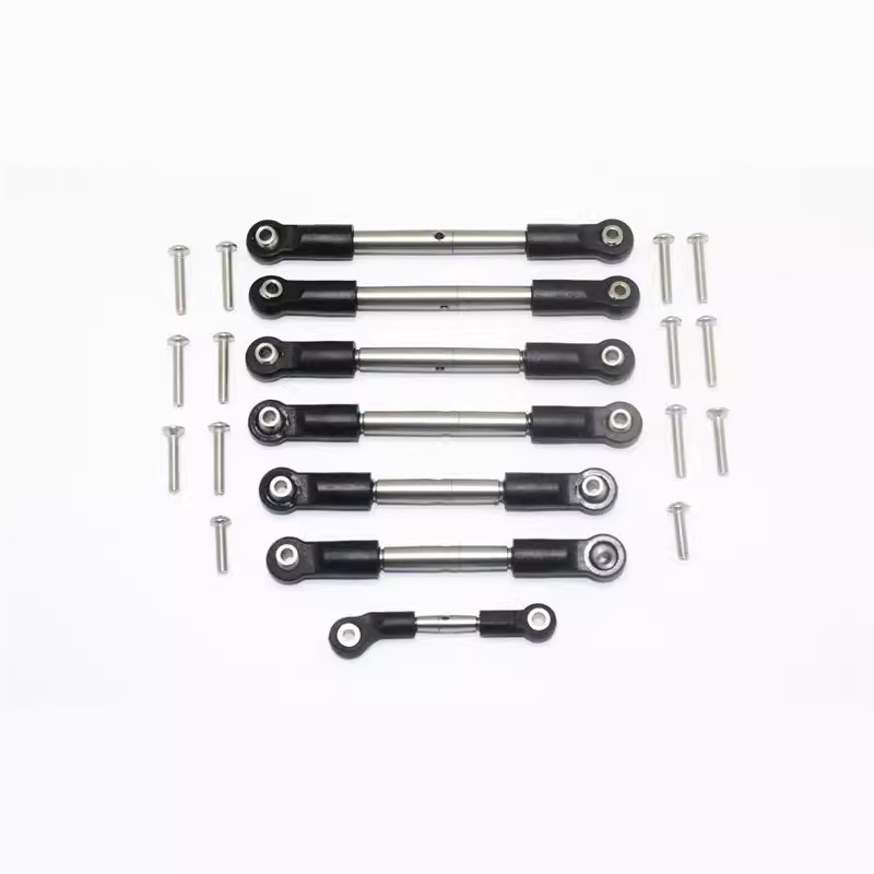 Remote control car TRAXXAS RUSLTLER 4X4 VXL stainless steel bold positive and negative teeth full car pull rod Remote control car TRAXXAS RUSLTLER 4X4 VXL stainless steel bold positive and negative teeth full car pull rod
