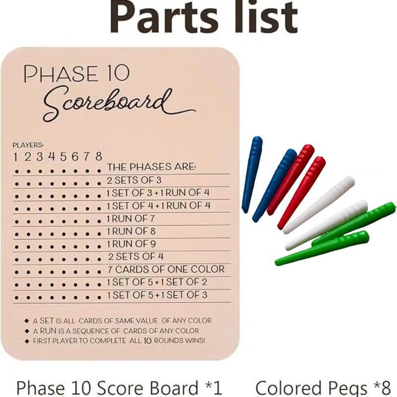 爆款ScorecardBoard记分板计数卡和回合计数器木质工艺礼品推荐