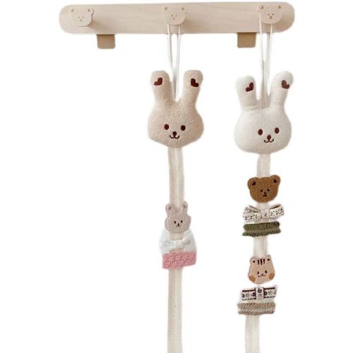 Korean same style children's hairpin storage belt, cartoon bear and rabbit hairpin storage belt, hair accessories hairpin storage belt