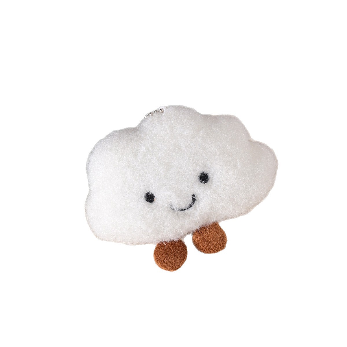 Nuevo lindo dibujo animado decoración de nubes colgante corazón de niña muñeca broche dulce llavero bolso colgante
