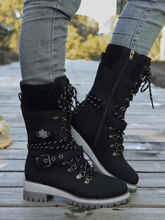 P 76141 Winter Warm High Boots Ůʿ��Ͳѩ��ѥ �W���羳