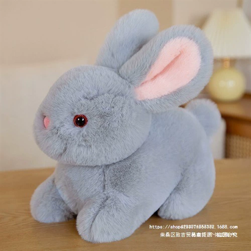 Милая плюшевая игрушка кролик, маленький белый кролик, кукла, детский подарок на день рождения, тряпичная кукла для девочки