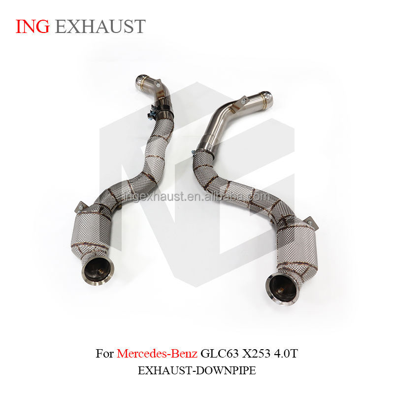 Suitable for Mercedes-Benz AMG GLE63 AMG W166 C292 5.5T with catalytic downpipe and heat shield