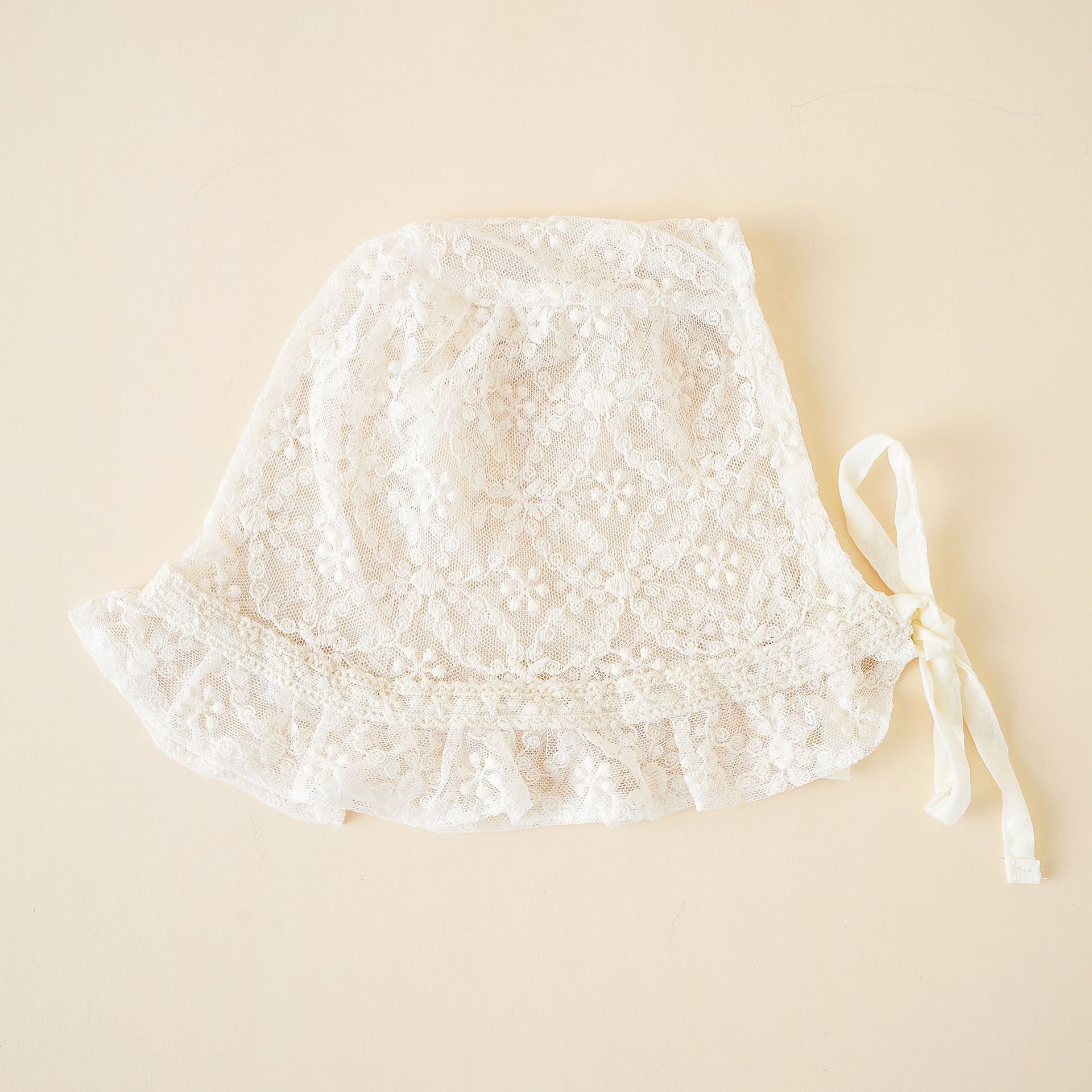 Sombrero del bebé de las mujeres delgada transpirable recién nacido sombrero para el sol sombrero de encaje sombrero de verano lindo super lindo bebé sombrero image 3